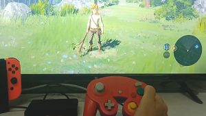 Nostalgic Classic Style Nintendo Gamecube Wired Controller Ngc Single Point Vibration Handle For Gaming Unpacked New Without Trigger Button