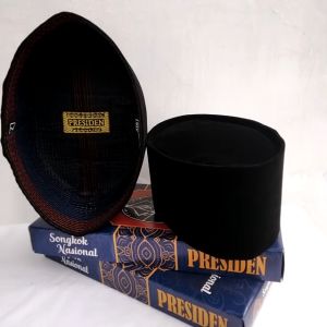 Peci Songkok Kopeah Hitam Tinggi 9cm anak dan dewasa Termurah Berkualitas