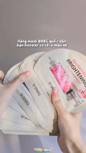 [HỘP 10 MIẾNG]  Mặt Nạ BNBG Placenta Skin Booster Mask Cấp Ẩm Dưỡng Trắng Phục Hồi Trẻ Hóa Da Hàn Quốc