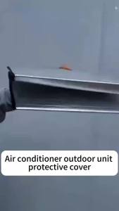94.5*47cm Air Conditioner Outdoor Unit Cover Waterproof Sunscreen Aluminum Foil Outside AirCon Cover