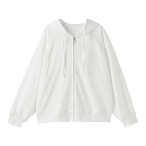 Lightweight Breathable Cotton Sun Protection Clothing for Girls Summer New Arrival Korean Style Hooded Air Conditioner Shirt