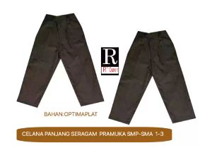 Celana Panjang Pramuka SMP-SMA: Nyaman & Tahan Lama