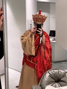 Tang Monk Clothing Full Set of Clothing Adult Monk Elder Performance Costume Props Shippei Buddha Beads Hat Qi Qi Jiao