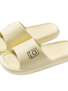 Mens Summer 2024 New EVA Anti-Odor Thick Bottom Indoor Home Bathroom Anti-Slip Slippers Comfortable Soft Lightweight Shoes