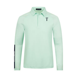 EUROPEAN TOUR | Mens Long Sleeve T-Shirt Elastic Fleece Warm Collar