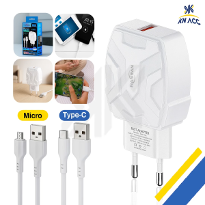 [KN ACC] NANVAN NVN-T61 65W CHARGER TYPE C / MICRO USB PENGISIAN DAYA CEPAT FOR SMARTPHONE UNIVERSAL