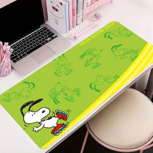 Tấm Lót Chuột Cao Su Cỡ Lớn - Tấm Lót Bàn Hoạt Hình Dễ Thương Kawaii Họa Tiết Snoopy Chống Trơn Trượt Chống Thấm Nước Phụ Kiện Văn Phòng Cho Máy Tính PC Laptop