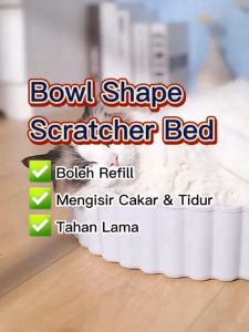 POODEE PETS Malaysia Refill Large 40cm Cat Scratcher Board Cat Toy Cat Tree Cat Scratches Papan Cakar Kucing Scratch Board FREE CATNIP