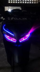 LAMPU ALIS RUNNING GRATIS DEMON EYE HEADLAM DAN SEIN UNTUK SEMUA VARIO TINGGAL PASANG