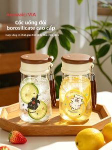 Cốc Nước Kính Chống Nhiệt Đa Năng