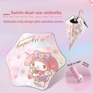 SVORIAHI | Children Sun Protection Umbrella Rain And Shine Round Corner