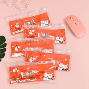 5 in1 Christmas Stationery Kit Kindergarten Rewards Gifts for Student Pencil Alat Tulis