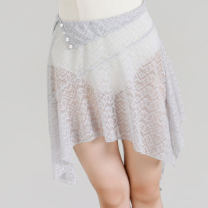 FULLBELIEF | Áo Leotard Ballet Trễ Vai Bất Đối Xứng