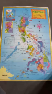 Educational Charts Periodic Table of Elements World Map Philippine Map (Big)