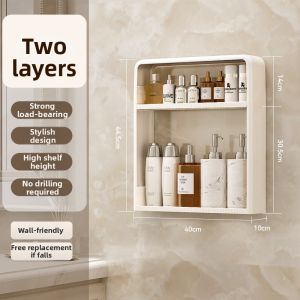 Wall-Mounted Drill-Free Multi-Functional Spice Organizer