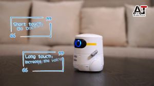 LSRC Intelligent Parent-child AT Robot Induction Voice Repetition Voice Controlled Early Education Companion Toy Childrens Companion Robot  Gift