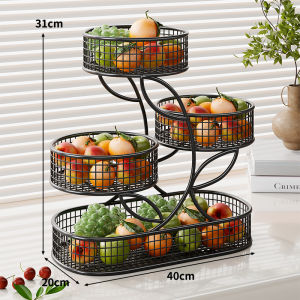 evesigar | Luxurious Home Snack Storage Drainage Fruit Tray