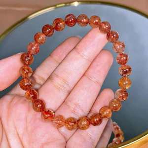 [MY🇲🇾 Ready Stock]🔶✨7MM 铜发晶手串 7MM Golden Copper Rutilated Quartz Bracelet ｜聚财转运 ✦ 行动力提升 ✦ 稳定气场 ✦ 自信觉醒｜