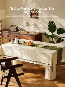 HOUGOUXIANG | Luxurious Durable Waterproof Oil-Resistant Heat-Resistant Tablecloth