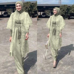 Gamis Terbaru 2022 Bayar di Tempat (COD) / GAMIS KIMONO / Gamis Muslim / Gamis Mewah/ GAmis Kondangan / Gamis elegant / Pakaian muslim terbaru