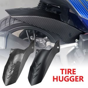 Motorcycle Rear Tire Hugger Click 125i 150i v3/v2 Carbon White Motorcycle Mud Flaps Splash Guard