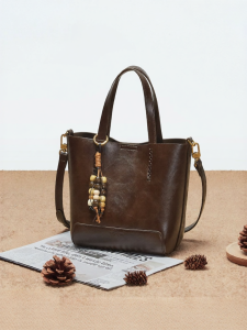 Josiny | Vintage Commuter Shoulder Bag Tote All-matching Bucket Style Handbag