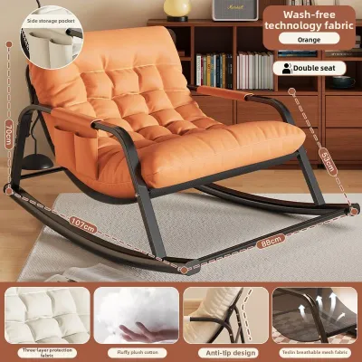 SHANGQIONG | Relaxing Comfortable Balcony Double Rocking Chair