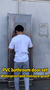 【PVC Bathroom Door】Crafted from premium PVC material suitable for standard bathroom doors room door