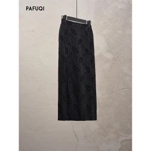 PAFUQI | Áo Sơ Mi Tay Ngắn Màu Xoài Mới 2026 Thêu Ren Ôm Body Cổ V Tay Bồng