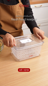 Cypruz Rak Makanan Food Rack Storage Plastik Tebal