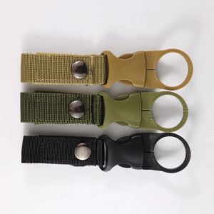 1-3pcs Nylon Tactical Outdoor Gear Clip Band Carabiner Water Bottle Buckle Hook Holder Keychain Belt Webbing Strap for Camping