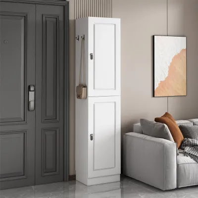 Narrow Space Tall Shoe Storage Cabinet