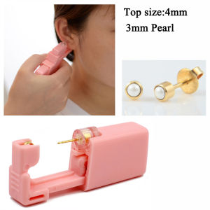 1PC Disposable Ear Piercing Daisy Zircon 316L Surgical Steel Ear Stud Safe Ear Puncture Kit Sterilized Package Suit Kids