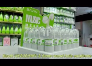 BAVIN HX820 3.5mm Jack Universal Wired Earphone Stereo Audio Sound Phone Earbuds