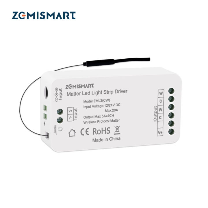 Matter Over WiFi LED Strip Light Controller CW Smart Led Driver with ...
