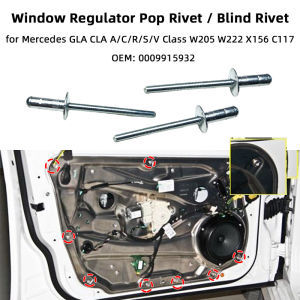 3pcs OEM 0009915932 Window Regulator Blind Rivet Door Glass Lifter Mount Pop Rivet for Mercedes GLA CLA C-Class V-Class