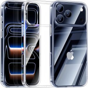 Ốp Điện Thoại PC Chống Ố Vàng Chống Sốc Trong Suốt Như Pha Lê Dành Cho iPhone 17 Pro Max/17 Pro/17/Air Bảo Vệ Trong Suốt Như Kim Cương