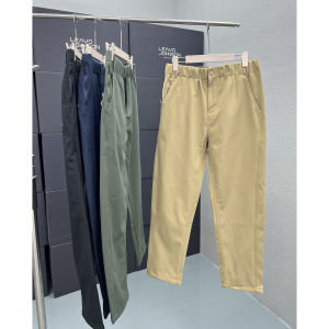 กางเกงลำลองชายทรงเอวสูงทรงสามเหลี่ยมทรงบุด้วยขนแกะ ทรงสามมิติ สำหรับเล่นกีฬากลางแจ้งในฤดูใบไม้ร่วงและฤดูหนาว กางเกงขายาวทรงบุด้วยขนแกะแบบลำลองสำหรับกลางแจ้ง