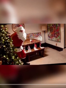 Christmas Mens Santa Claus Cosplay Costume Christmas Party Outfit With Belt Beard Hat Pants Set Xmas Party Dressup