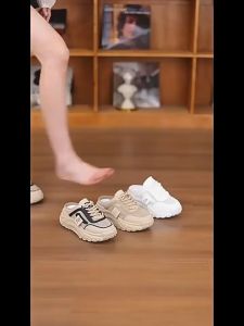 LucyShoes มาใหม่ล่าสุด รองเท้าผ้าใบผู้หญิงแฟชั่น เปิดส้น รองเท้าผ้าใบลำลอง ระบายอากาศได้ดี ใส่นิ่มดีคะ ใส่สบาย