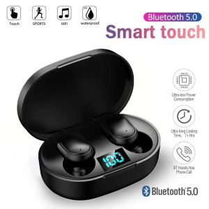 TWS E6S Wireless Earphones Bluetooth 5.0 Headphones Waterproof Earbuds LED Display HD Stereo Bass Mic For Xiaomi iPhone Huawei