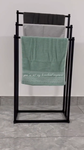 Towel Rack Floor Hanging Bathroom Towel Shelf Tanding Towel Rack 3-Tier Bath Towel Rack Standing Towel Rack Metal Bathroom Towel Rack For Bathroom Bedroom Adjustable Towel Rack