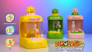 CLAW MACHINE Mini Mainan Mesin Capit Dinosaurus Manual