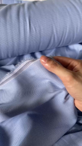 Chất Vải Kate Lụa Xanh Họa Tiết Nhí Khổ 1m48 - Mềm Mại Rũ Mỏng Vừa Không Bóng - May Áo Sơ Mi