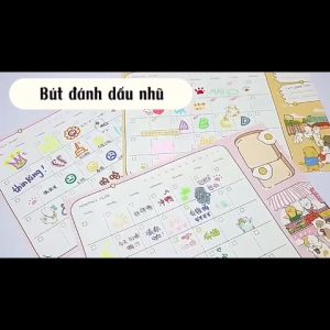 Bút dạ quang nhũ glitter marker nhiều màu sắc lấp lánh dùng để đánh dấu tô màu viết nhật kí..