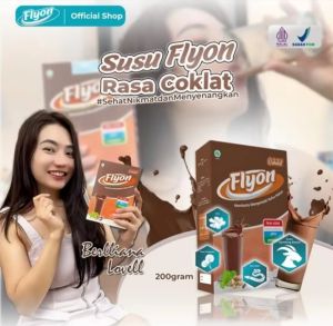 SUSU FLYON COKLAT - Suplemen Penambah Berat Badan Susu Penggemuk Ampuh BPOM - Penambah Berat Badan