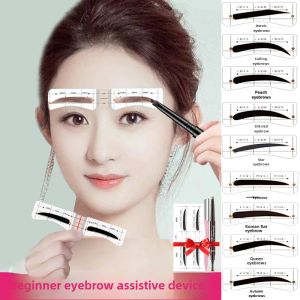 Natural Eyebrow Sticker Card Shape Eyebrow Drawing Tool Eyebrow Shaping Aid Eyebrow Pen Eyebrow Razor Tool Makeup Essentials