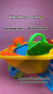 Childrens Toy Trolley Kindergarten Outdoor Trolley Kereta Sorong wheelbarrow