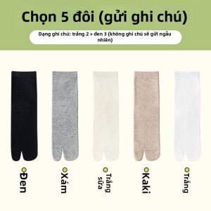 FENGTING | Vớ Ngón Chân Tách Riêng Loại Y Màu Trắng cho Mùa Xuân và Hè
