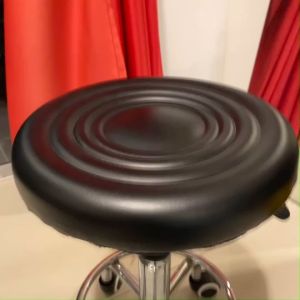 เก้าอี้กลมนั่งสักมีล้อเลื่อน เก้าอี้บาร์ ปรับระดับได้